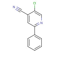 439290-92-3 5-chloro-2-phenylpyridine-4-carbonitrile chemical structure
