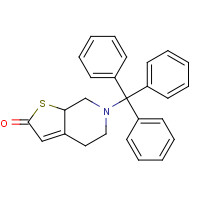1032707-62-2 6-trityl-4,5,7,7a-tetrahydrothieno[2,3-c]pyridin-2-one chemical structure