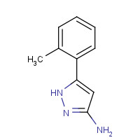 57860-42-1 5-(2-methylphenyl)-1H-pyrazol-3-amine chemical structure