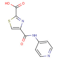 911466-98-3 4-(pyridin-4-ylcarbamoyl)-1,3-thiazole-2-carboxylic acid chemical structure
