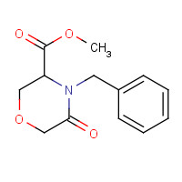 106910-81-0 methyl 4-benzyl-5-oxomorpholine-3-carboxylate chemical structure