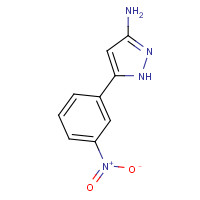 142338-69-0 5-(3-nitrophenyl)-1H-pyrazol-3-amine chemical structure