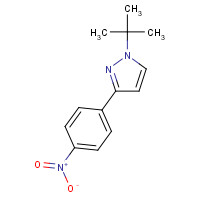 942920-34-5 1-tert-butyl-3-(4-nitrophenyl)pyrazole chemical structure