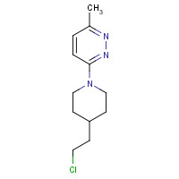 124438-52-4 3-[4-(2-chloroethyl)piperidin-1-yl]-6-methylpyridazine chemical structure