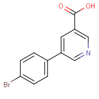 887973-36-6 5-(4-bromophenyl)pyridine-3-carboxylic acid chemical structure