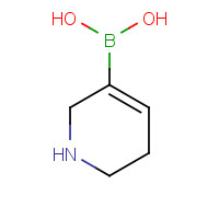 1103610-28-1 1,2,3,6-tetrahydropyridin-5-ylboronic acid chemical structure
