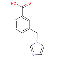 135611-31-3 3-(imidazol-1-ylmethyl)benzoic acid chemical structure