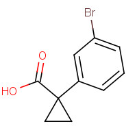 124276-95-5 1-(3-bromophenyl)cyclopropane-1-carboxylic acid chemical structure