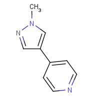 870863-00-6 4-(1-methylpyrazol-4-yl)pyridine chemical structure