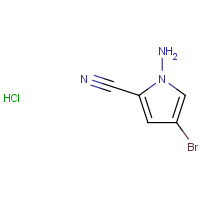 937047-05-7 1-amino-4-bromopyrrole-2-carbonitrile;hydrochloride chemical structure