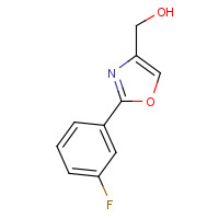 885272-81-1 [2-(3-fluorophenyl)-1,3-oxazol-4-yl]methanol chemical structure
