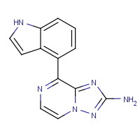 1360612-73-2 8-(1H-indol-4-yl)-[1,2,4]triazolo[1,5-a]pyrazin-2-amine chemical structure