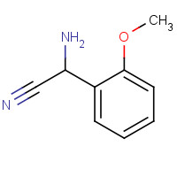 96929-45-2 2-amino-2-(2-methoxyphenyl)acetonitrile chemical structure