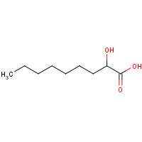 15896-36-3 2-hydroxynonanoic acid chemical structure