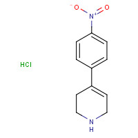 1383706-16-8 4-(4-nitrophenyl)-1,2,3,6-tetrahydropyridine;hydrochloride chemical structure