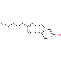 99012-40-5 7-pentyl-9H-fluoren-2-ol chemical structure