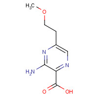 1425842-95-0 3-amino-5-(2-methoxyethyl)pyrazine-2-carboxylic acid chemical structure