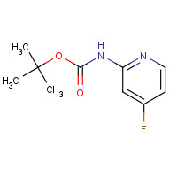 1237535-76-0 tert-butyl N-(4-fluoropyridin-2-yl)carbamate chemical structure