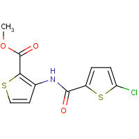 717869-08-4 methyl 3-[(5-chlorothiophene-2-carbonyl)amino]thiophene-2-carboxylate chemical structure
