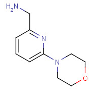 868755-52-6 (6-morpholin-4-ylpyridin-2-yl)methanamine chemical structure