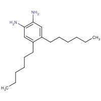 86723-75-3 4,5-dihexylbenzene-1,2-diamine chemical structure