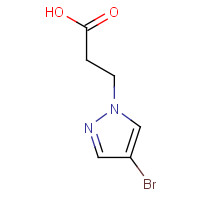 925146-35-6 3-(4-bromopyrazol-1-yl)propanoic acid chemical structure