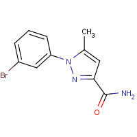 784142-83-2 1-(3-bromophenyl)-5-methylpyrazole-3-carboxamide chemical structure