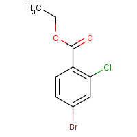 76008-74-7 ethyl 4-bromo-2-chlorobenzoate chemical structure