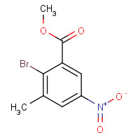179897-93-9 methyl 2-bromo-3-methyl-5-nitrobenzoate chemical structure
