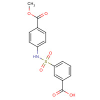 889790-51-6 3-[(4-methoxycarbonylphenyl)sulfamoyl]benzoic acid chemical structure