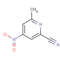 30235-12-2 6-methyl-4-nitropyridine-2-carbonitrile chemical structure