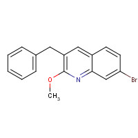 918648-51-8 3-benzyl-7-bromo-2-methoxyquinoline chemical structure
