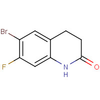 1156389-00-2 6-bromo-7-fluoro-3,4-dihydro-1H-quinolin-2-one chemical structure