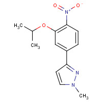 1462951-46-7 1-methyl-3-(4-nitro-3-propan-2-yloxyphenyl)pyrazole chemical structure