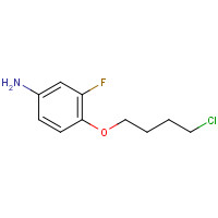 1453214-00-0 4-(4-chlorobutoxy)-3-fluoroaniline chemical structure