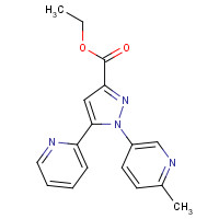 741288-16-4 ethyl 1-(6-methylpyridin-3-yl)-5-pyridin-2-ylpyrazole-3-carboxylate chemical structure
