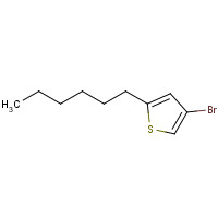 155954-63-5 4-bromo-2-hexylthiophene chemical structure