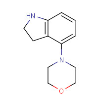 1417746-03-2 4-(2,3-dihydro-1H-indol-4-yl)morpholine chemical structure