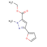 104295-62-7 ethyl 5-(furan-2-yl)-2-methylpyrazole-3-carboxylate chemical structure