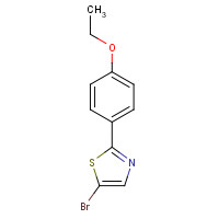 1267044-41-6 5-bromo-2-(4-ethoxyphenyl)-1,3-thiazole chemical structure