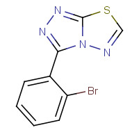825606-68-6 3-(2-bromophenyl)-[1,2,4]triazolo[3,4-b][1,3,4]thiadiazole chemical structure