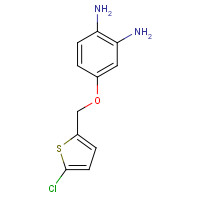 1262788-83-9 4-[(5-chlorothiophen-2-yl)methoxy]benzene-1,2-diamine chemical structure