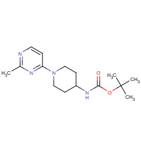 1329672-50-5 tert-butyl N-[1-(2-methylpyrimidin-4-yl)piperidin-4-yl]carbamate chemical structure