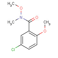 187396-78-7 5-chloro-N,2-dimethoxy-N-methylbenzamide chemical structure