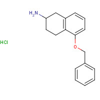 1199782-76-7 5-phenylmethoxy-1,2,3,4-tetrahydronaphthalen-2-amine;hydrochloride chemical structure