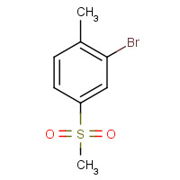 702672-96-6 2-bromo-1-methyl-4-methylsulfonylbenzene chemical structure