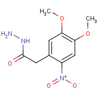 16392-68-0 2-(4,5-dimethoxy-2-nitrophenyl)acetohydrazide chemical structure