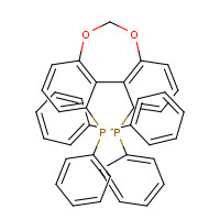 486429-92-9 (1-diphenylphosphanylbenzo[d][1,3]benzodioxepin-11-yl)-diphenylphosphane chemical structure