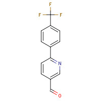 356058-14-5 6-[4-(trifluoromethyl)phenyl]pyridine-3-carbaldehyde chemical structure