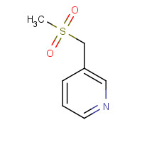 19370-06-0 3-(methylsulfonylmethyl)pyridine chemical structure
